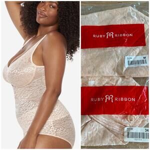 Ruby Ribbon Allure Cami and Allure Brief Set Shell 34 and M